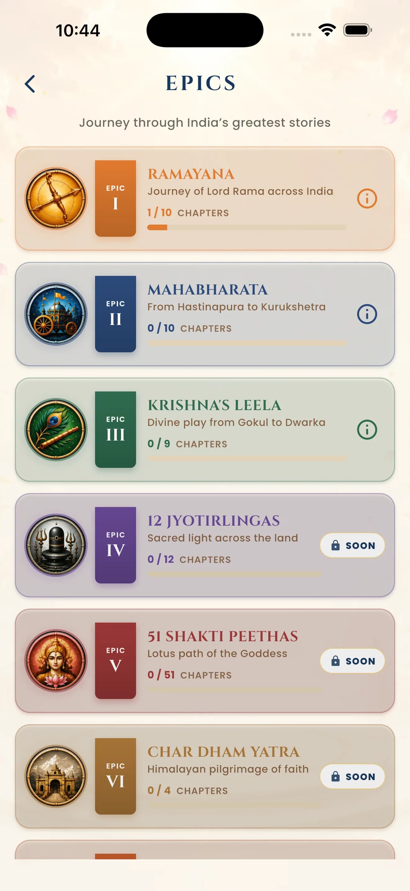 ASTRA epics campaign list