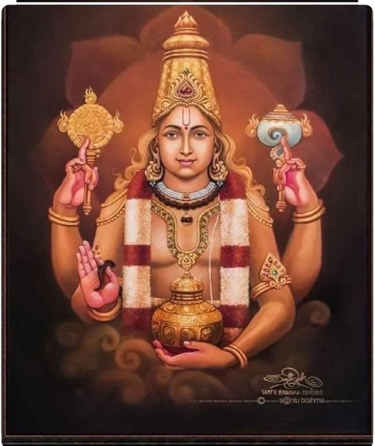 Dhanvantari deity image