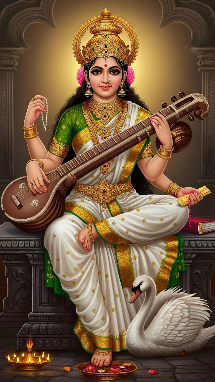 Saraswati deity image