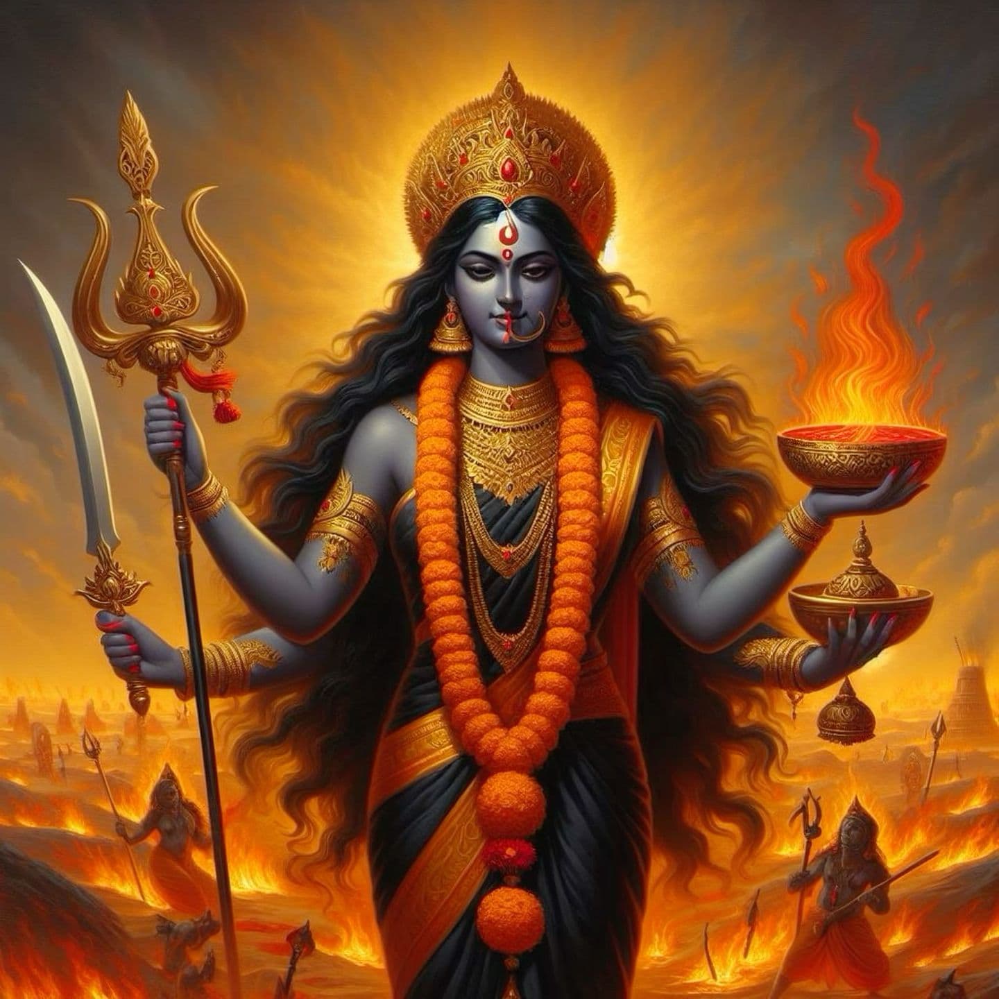 ॐ श्री महा कलिकायै नमः